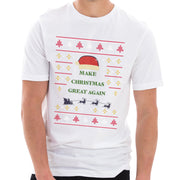 Make Christmas Great Again Cotton Short Sleeve Graphic Shirt