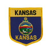 Mid State Flag Embroidered Patch Shield