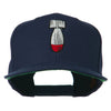 Missile Flat Bill Embroidered Baseball Cap