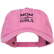 Mom of Girls Embroidered Unconstructed Cap