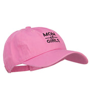 Mom of Girls Embroidered Unconstructed Cap