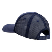 Licensed 173rd Airborne Brigade Combat Team Veteran Embroidered Low Profile Special Cotton Mesh Cap - Navy OSFM