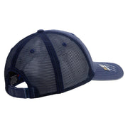 Licensed 173rd Airborne Brigade Combat Team Veteran Embroidered Low Profile Special Cotton Mesh Cap - Navy OSFM
