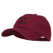 Mom of Girls Embroidered Unconstructed Cap