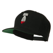 Missile Flat Bill Embroidered Baseball Cap