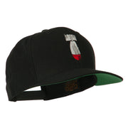 Missile Flat Bill Embroidered Baseball Cap