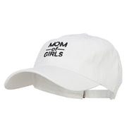 Mom of Girls Embroidered Unconstructed Cap