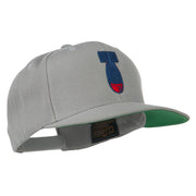 Missile Flat Bill Embroidered Baseball Cap