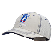 Licensed 173rd Airborne Brigade Combat Team Veteran Embroidered Low Profile Special Cotton Mesh Cap - Putty OSFM