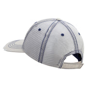 Licensed 173rd Airborne Brigade Combat Team Veteran Embroidered Low Profile Special Cotton Mesh Cap - Putty OSFM