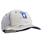 Licensed 173rd Airborne Brigade Combat Team Veteran Embroidered Low Profile Special Cotton Mesh Cap - Putty OSFM