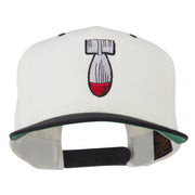 Missile Flat Bill Embroidered Baseball Cap