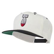 Missile Flat Bill Embroidered Baseball Cap