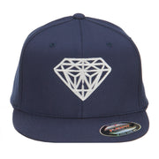 Big Diamond Outline Embroidered Flexfit Cap