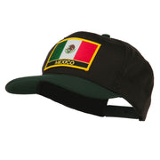 Mexico Flag Cotton Twill Pro Style Patched Cap