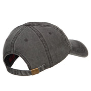 Memorial Day Flag Patched Washed Cap