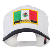 Mexico Flag Cotton Twill Pro Style Patched Cap