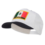 Mexico Flag Cotton Twill Pro Style Patched Cap