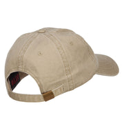 Memorial Day Flag Patched Washed Cap