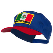 Mexico Flag Cotton Twill Pro Style Patched Cap