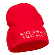 Make America Great Again Embroidered Short Beanie