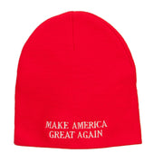 Make America Great Again Embroidered Short Beanie