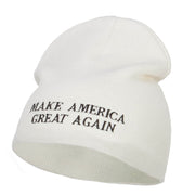 Make America Great Again Embroidered Short Beanie