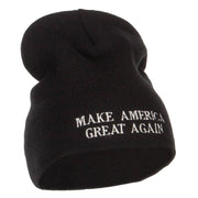 Make America Great Again Embroidered Short Beanie