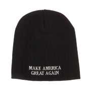 Make America Great Again Embroidered Short Beanie