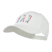 Men's Golf Sequence Embroidered Cap