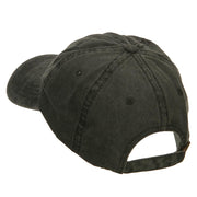 Methodist Church Cross Embroidered Washed Cap