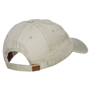 Houston Embroidered Washed Buckled Cap