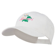 US State Missouri Hawthorn Flower Embroidered Cap