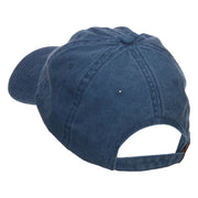 Methodist Church Cross Embroidered Washed Cap