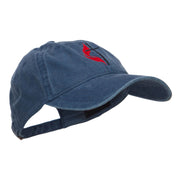 Methodist Church Cross Embroidered Washed Cap