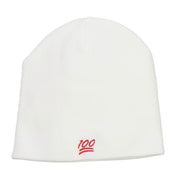 Mini 100 Embroidered Short Beanie