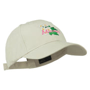 US State Missouri Hawthorn Flower Embroidered Cap