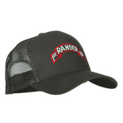 1st Ranger Bn Embroidered Solid Cotton Mesh Pro Cap