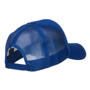 Man Heart His Fly Embroidered Mesh Cap