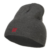 Mini 100 Embroidered Short Beanie