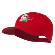 US State Missouri Hawthorn Flower Embroidered Cap