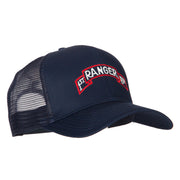 1st Ranger Bn Embroidered Solid Cotton Mesh Pro Cap