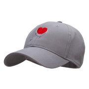 Medical Heart Embroidered Denim Cotton Twill Cap