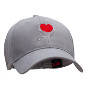 Medical Heart Embroidered Denim Cotton Twill Cap