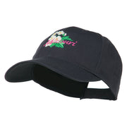 US State Missouri Hawthorn Flower Embroidered Cap