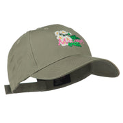 US State Missouri Hawthorn Flower Embroidered Cap