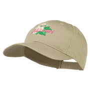 US State Missouri Hawthorn Flower Embroidered Cap