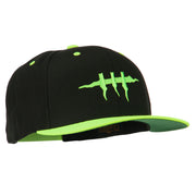 Halloween Monster Stitches Embroidered Snapback Cap