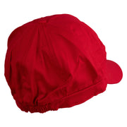 Mario Luigi Wario Waluigi Patched Cotton Elastic Newsboy Cap - Red OSFM
