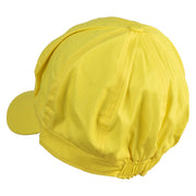 Mario Luigi Wario Waluigi Patched Cotton Elastic Newsboy Cap - Yellow OSFM